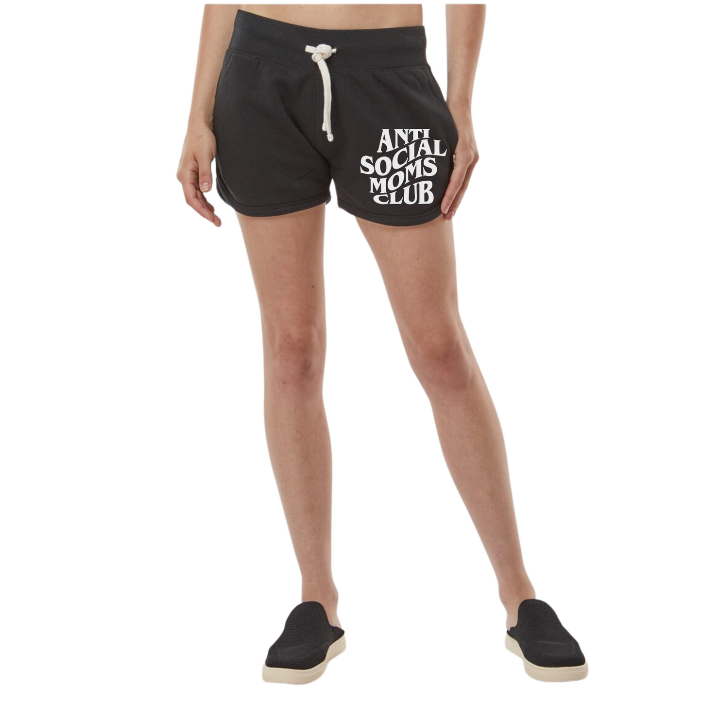Anti Social Moms Club Fleece Shorts
