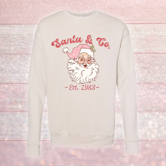 Vintage Santa Adult Sweatshirt
