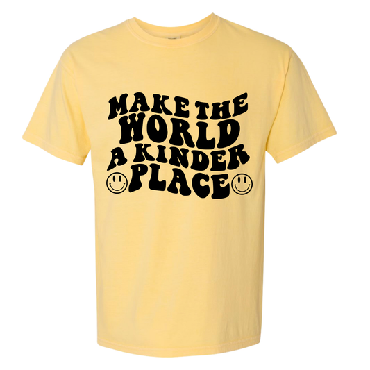 Make The World A Kinder Place Adult Tee
