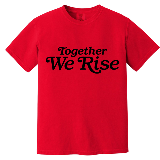 Together We Rise Adult Tee Red