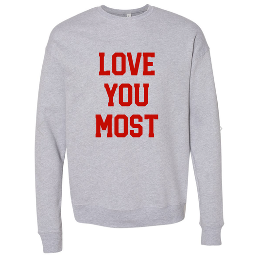 Love You Matching Adult Sweatshirt