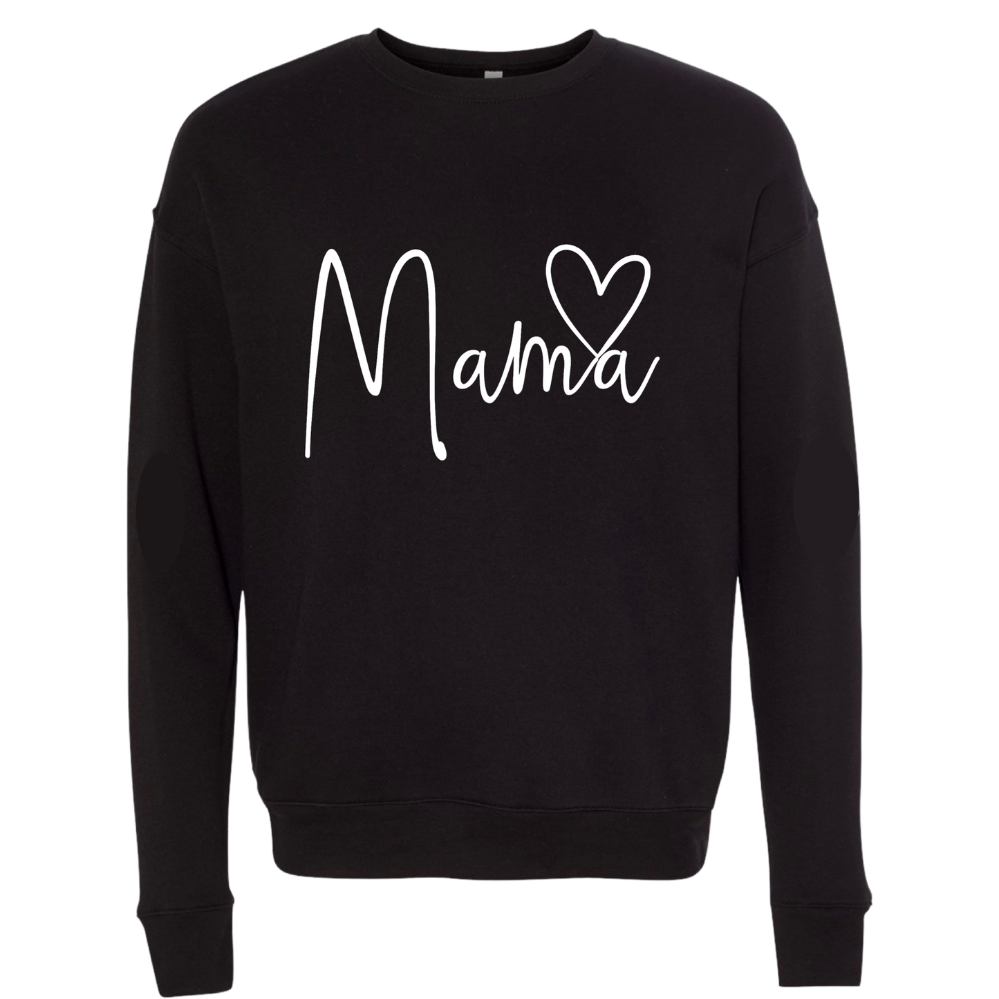 Heart Mama Matching Sweatshirt - Black